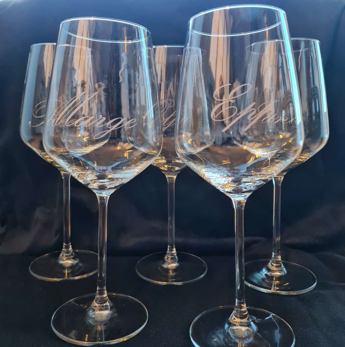 laser engraved glass cups